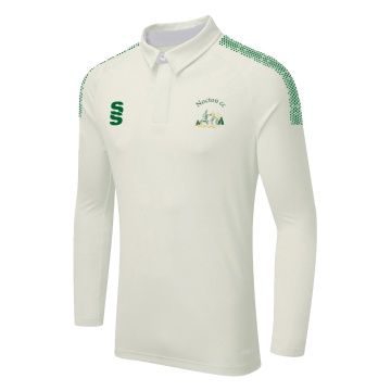 DUAL LONG SLEEVE CRICKET SHIRT (WOMENS)-Ivory