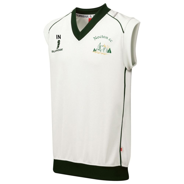 Nocton CC - Sleeveless Sweater Green Trim