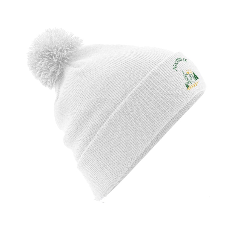Original Pom Pom Beanie : White